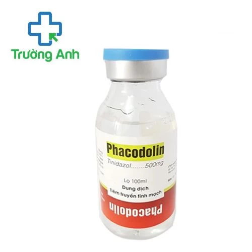 Phacodolin 500mg/100ml Pharbaco (tiêm) - Ngăn ngừa nhiễm vi khuẩn kỵ khí sau phẫu thuật